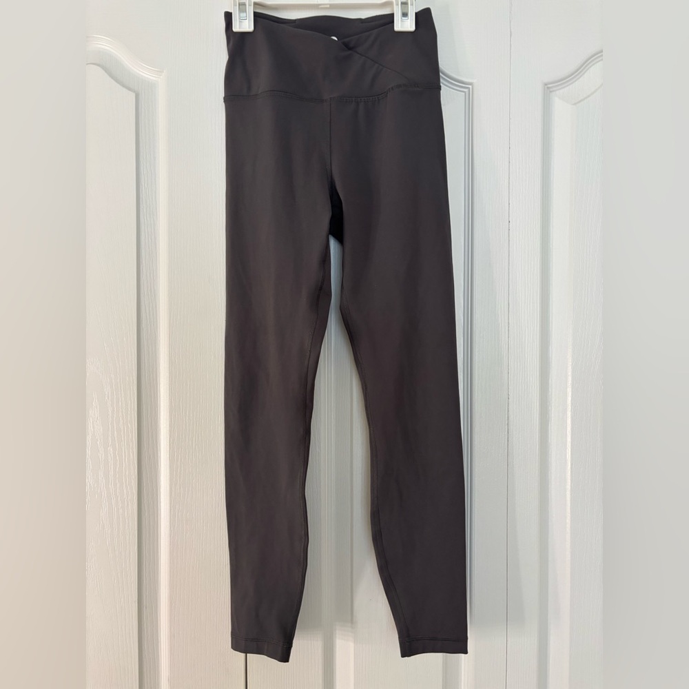 Grey High-Waisted Leggings